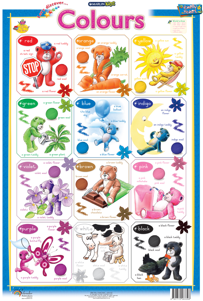 Marlin Kids Chart – Colours