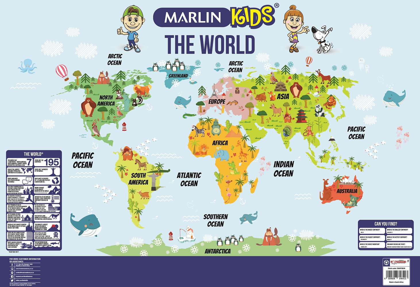 Marlin Kids Chart – The World