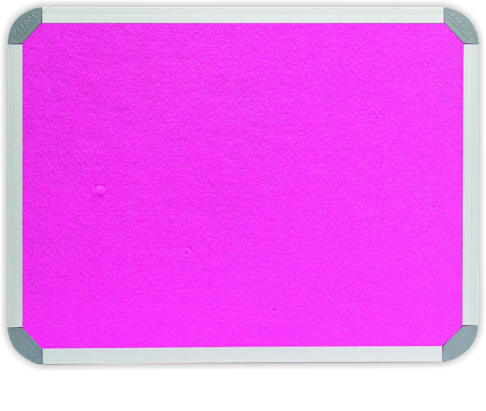 Parrot Notice Board – Info Board Aluminium Frame (900 x 600mm) – Pink