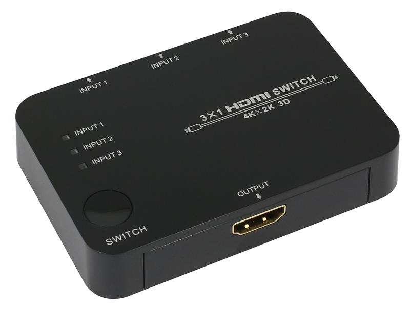 HDCVT 3×1 HDMI 4k Switch