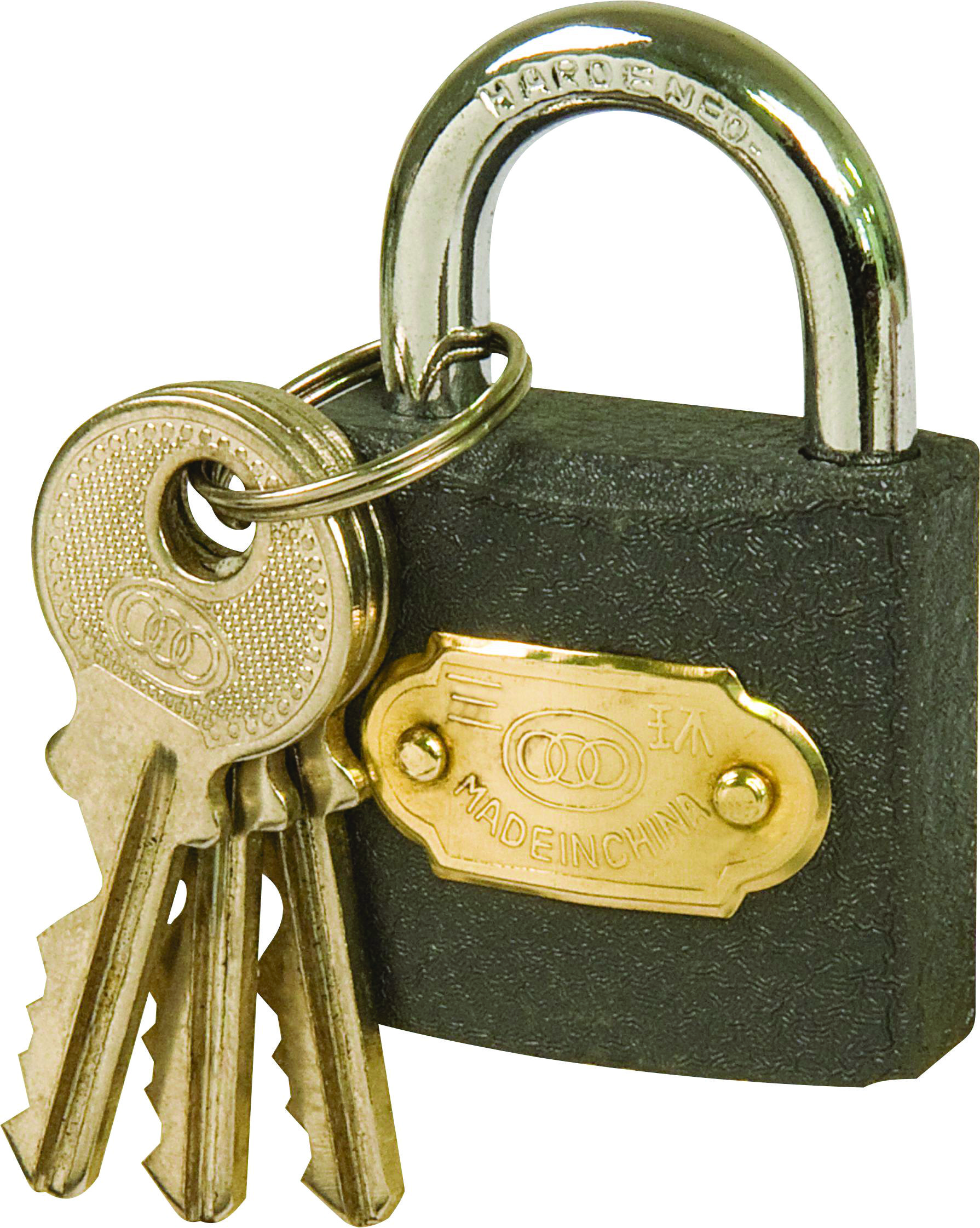Moto-Quip – Tri Circle Iron Standard Padlock – 3.2cm