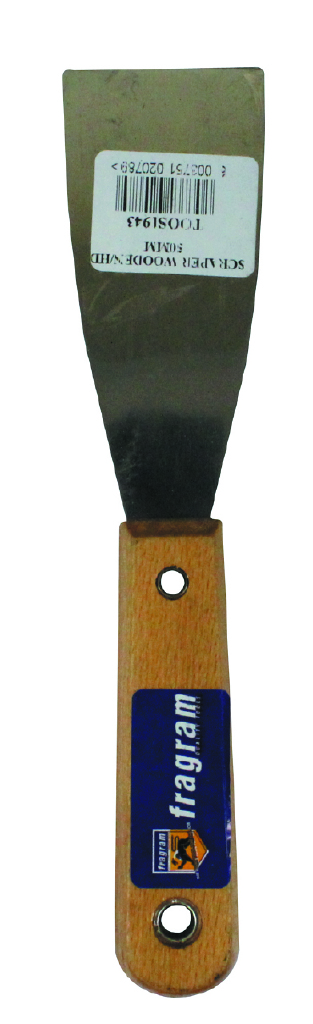 Fragram – Wooden Handle Paint Scraper – 50mm