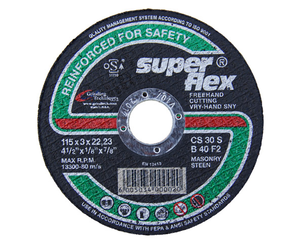 Grinding Techniques – Superflex – Masonry Cutting Disc – 23cm
