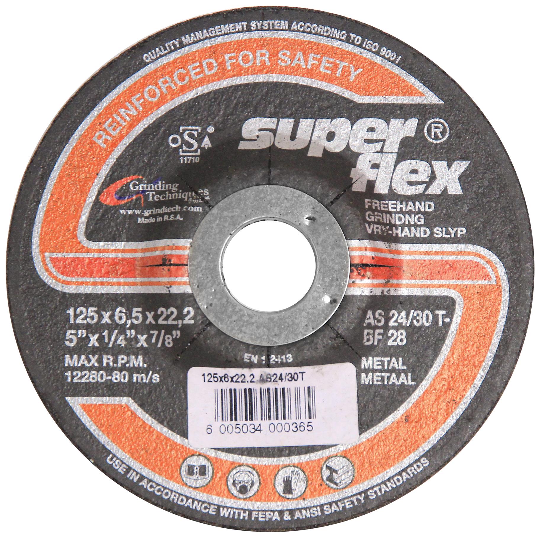 Superflex – Steel Grinding Wheel – 12.5cm