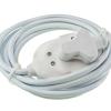 Zakspeed Extension Lead 3m 10Amp Double – White Zakspeed Extension Lead 3m 10Amp Double – White