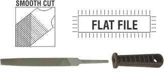 File AFile Flat Smooth 200mm Sleeve