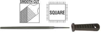 File AFile Square Smooth 150mm Sleeve