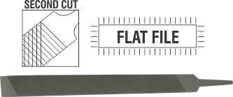 File AFile Mill 2nd Cut 300mm