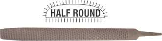 File AFile Rasp Half Round 350mm