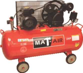 Compressor MATAIR 1.5kw|2hp 100l 220v Bd