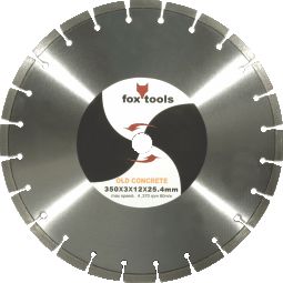 Blade FOX Diam Seg Concrete Old 350x10mm