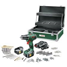 Bosch Lithium Ion Drill-Driver +241 Piece Accessory Set