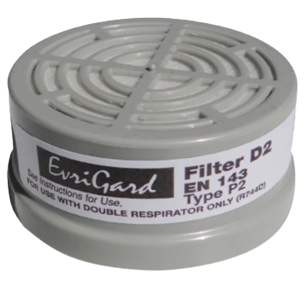 Respirator Com Spare Filter Dust D2 Per2
