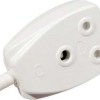 Elec Mts Coupler Janus White Plastic L Elec Mts Coupler Janus White Plastic L
