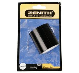 Bulk Pack 5 x Tape Ducting Black 48mmx5m Zenith