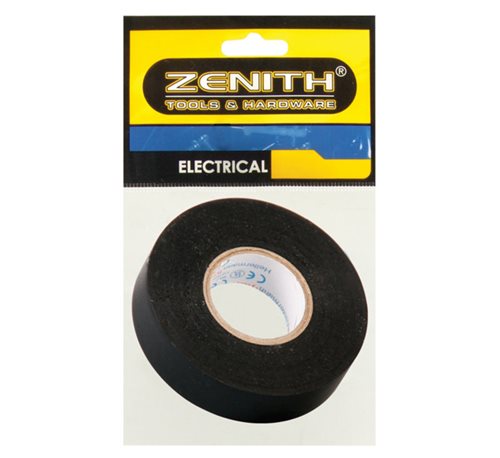 Bulk Pack 5 x Zenith Black Insulation Tape 18mmx20m