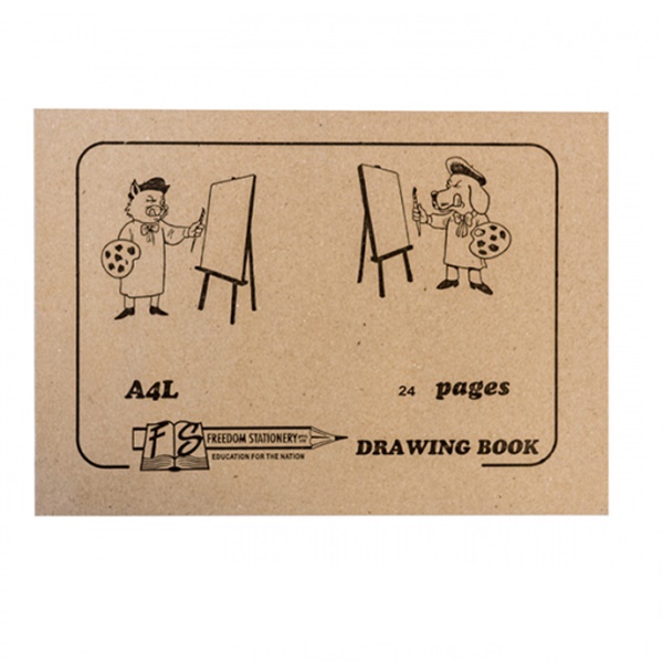 Bulk Pack 25 x A4 Drawing Book Soft-Cover 24 Page