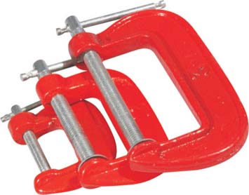 MTS C Clamp Set 25, 50, 75MM 3 Piece