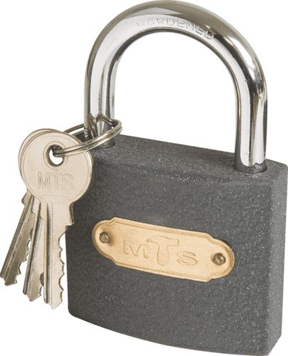 Padlock Mts Iron 63mm D|blister Wz369