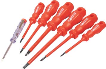 Screwdriver Mts Set 1000v W|tester 7pc
