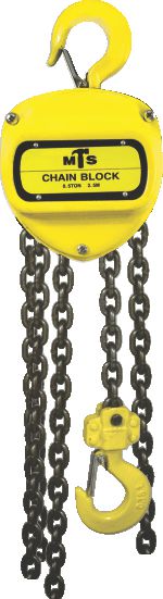 Hoist Mts Chain 1.0ton 2.5m Lift Std