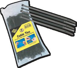 Cabletie Ht Black 380×7.9mm Pk50 T120r