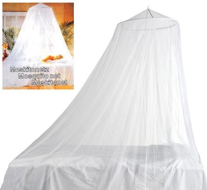 Bulk Pack x 2 Mosquito-Net+Metal-Ring Round Single 900x230x60