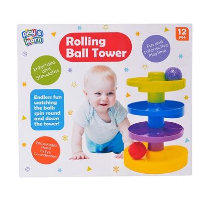 Bulk Pack 5x Baby Toy Educational Play/Learn 4 Tier Ball Drop