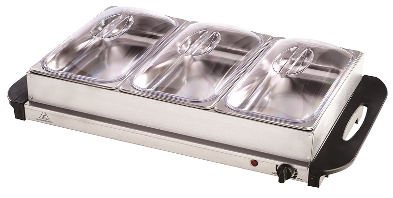 Salton – 3 Dish Buffet Server inch Hot Tray