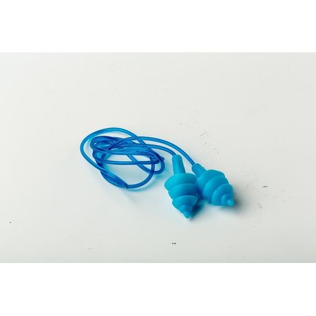 Dromex – Ear Plug Midi-PC Corded Re-Useable Blue Tree Shape – 25 Decibels