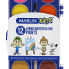 Marlin Kids Jumbo Watercolours – 12 Pats Marlin Kids Jumbo Watercolours – 12 Pats