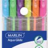 Marlin Flash-Ink Pastel Gel Pens – Blister of 6 Marlin Flash-Ink Pastel Gel Pens – Blister of 6
