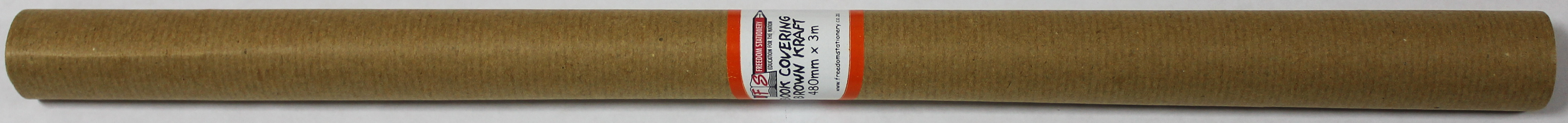 Freedom Stationery Brown Kraft Roll 480mm x 3m – Pack of 40