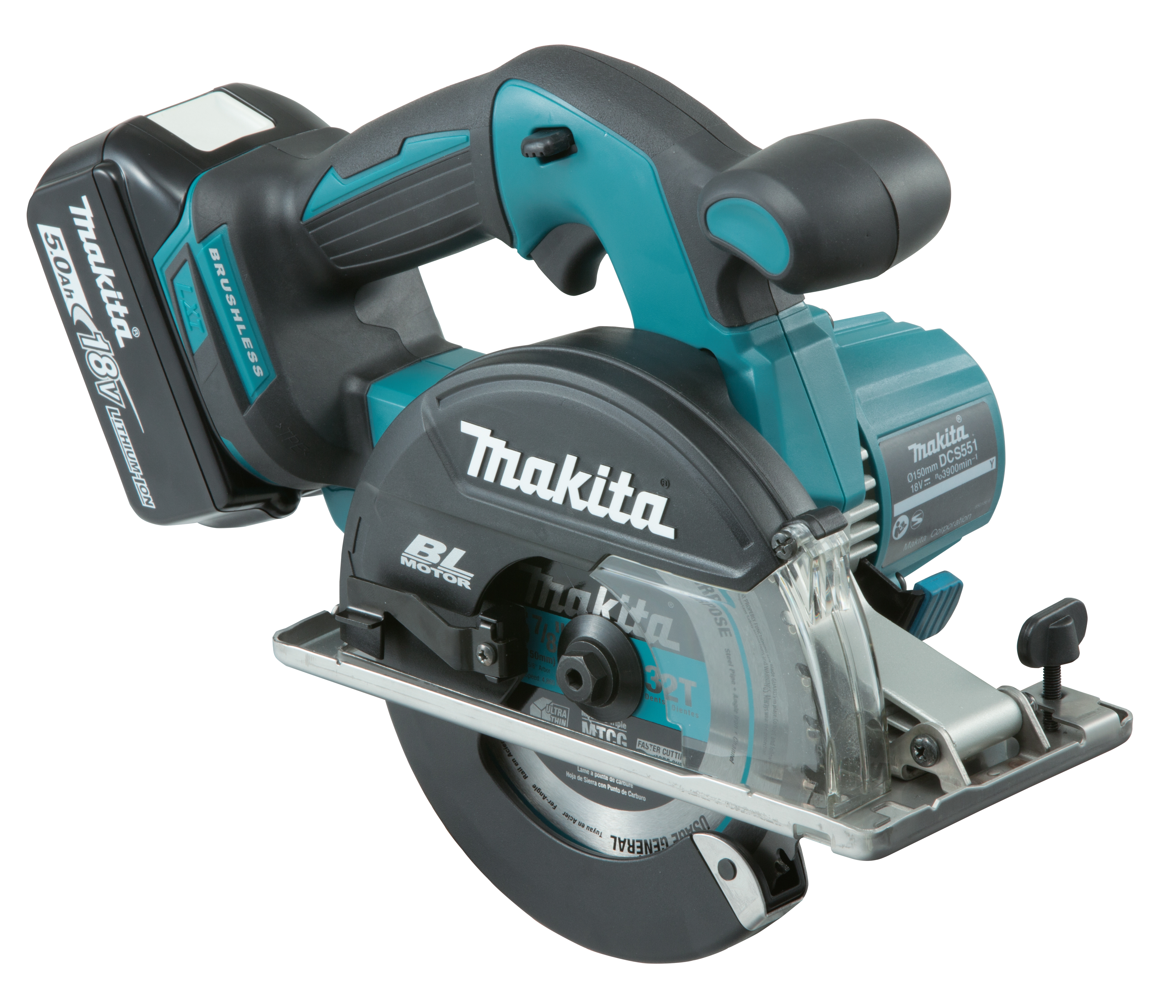 Makita Dcs551Z Li-Ion 150Mm Metal Cutter