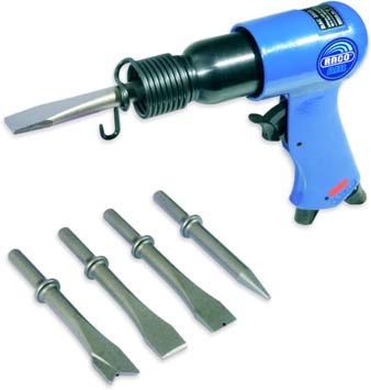 Air Raco Hammer 150mm W|4pc Chisel Round