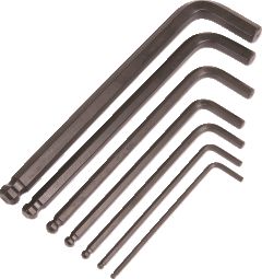 Allenkey Mts Set ball 2.5-10mm 7pc 1655