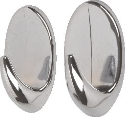 Perma 531 Bathroom Hooks Vogue Chrome