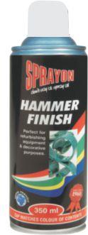 Sprayon Paint Silver Hammer Finish 350m