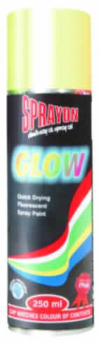 Sprayon Paint Yellow Glow 250ml
