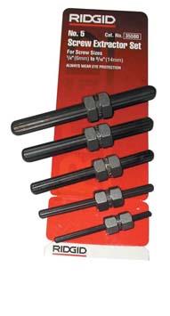 Ridgid Screw Extractor Set No.5 35580