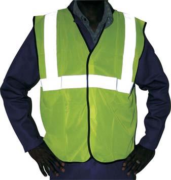 Safety Mts Waistcoat Yel|grn (tie)