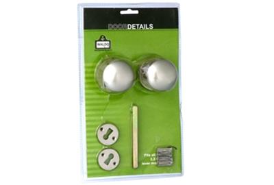 Waldo Door Furn/Mort. Knob Vic.Round Satin Np