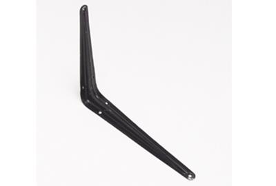 Waldo Shelf Bracket 200mmx250mm Black Japan