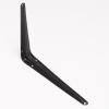 Waldo Shelf Bracket 200mmx250mm Black Japan Waldo Shelf Bracket 200mmx250mm Black Japan