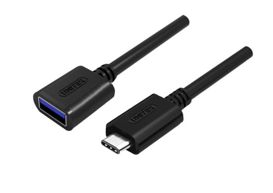 Unitek 20cm USB 3.0 Type-C Male to A Female Cable
