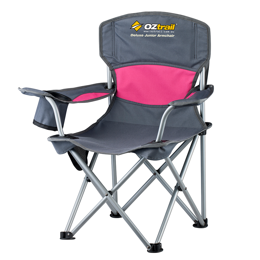 Oztrail Junior Deluxe Arm Chair – Pink