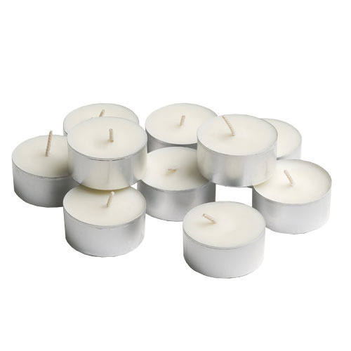 Tealight Candles 50 Piece Set – White