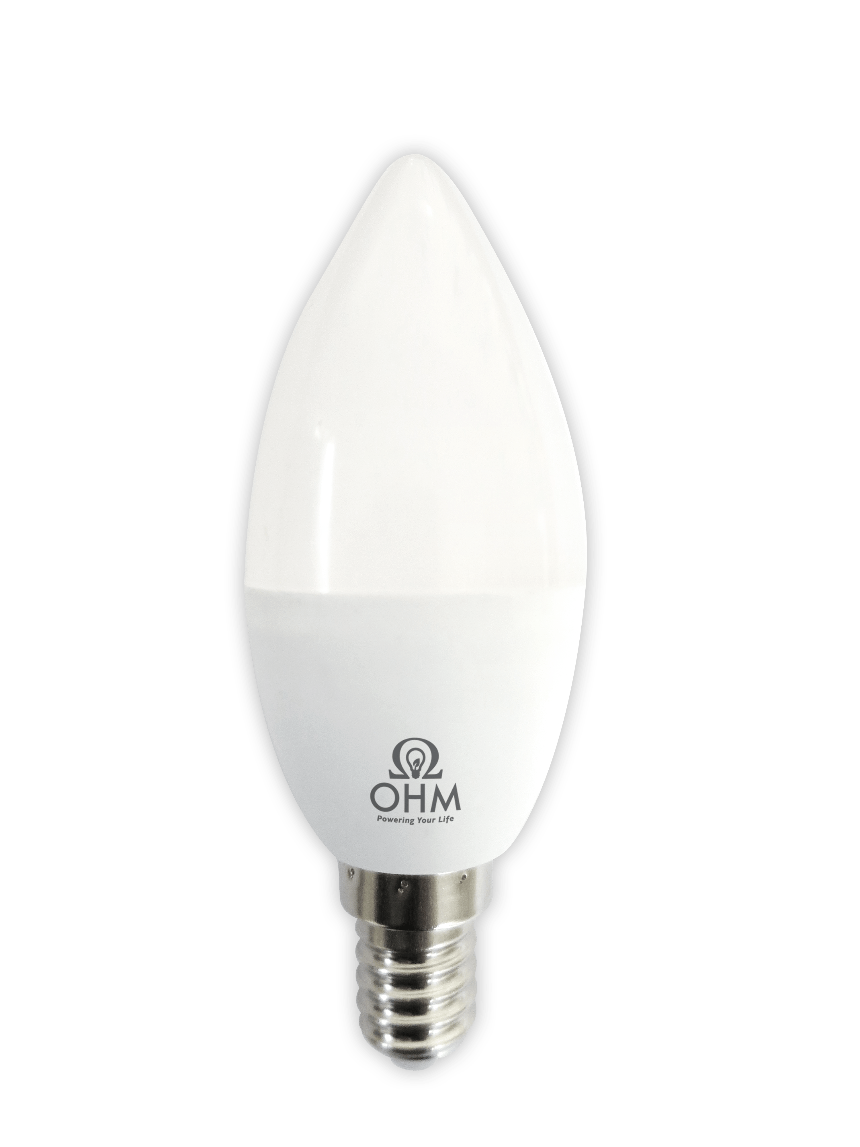 OHM – LED Candle 240 Lumen – 2 Pack – White