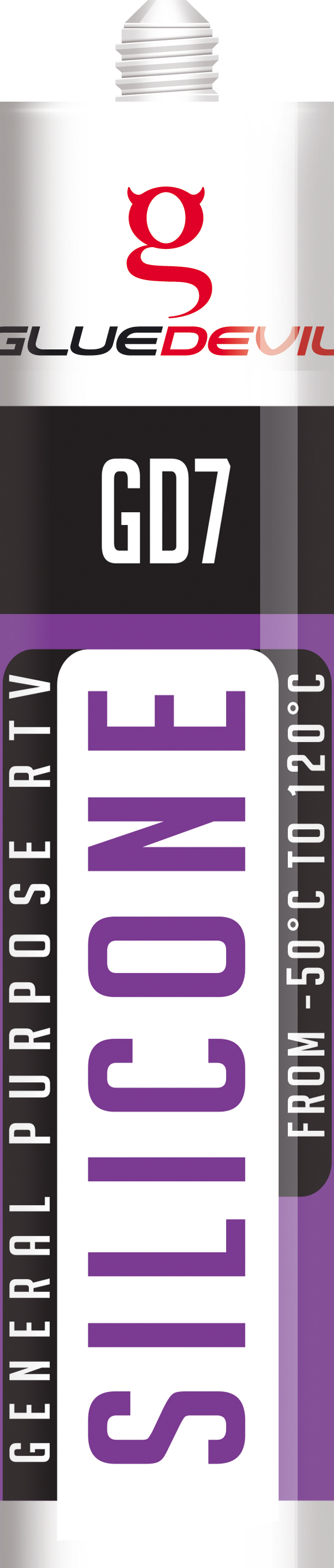 Glue Devil – 280ml Silicone – Grey