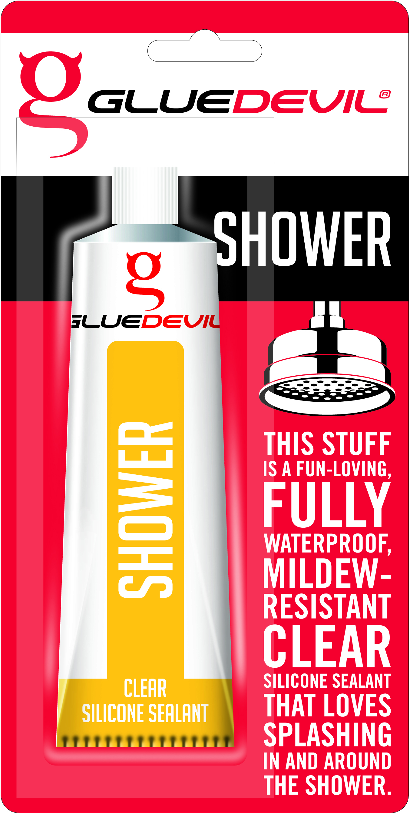 Glue Devil – Silicone Shower Blister